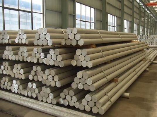 Silver 6061 Round Bar Aluminium Alloy Round Bar Wooden Pallet Packing
