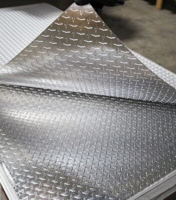 Decorative Aluminium Checker Plate / Thin Gauge Aluminum Diamond Plate