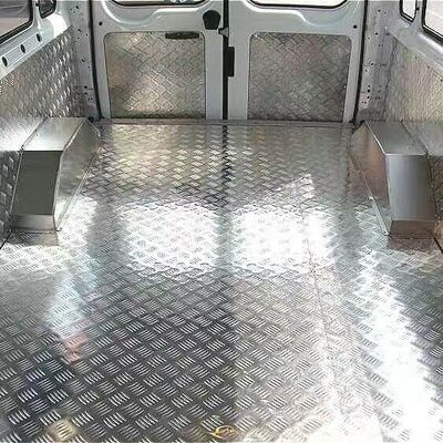 Bending  Aluminium Checker Plate Wall Panels Checker Plate Strips Mirror Finish