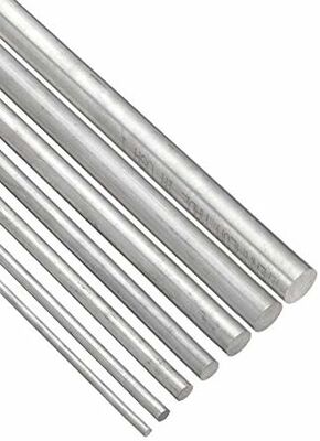 Permukaan Cerah Aluminium Rod Bulat Bahan Ekstrusi Ditarik Dingin Kekuatan Tinggi