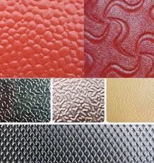 PVDF Coated Embossed Aluminum Sheet 2500mm Width No Scratches For Lighting