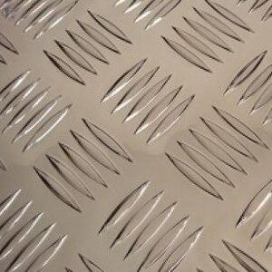 3 Mm Aluminium Checker Plate Aluminum Diamond Tread Plate Five Bars Pattern