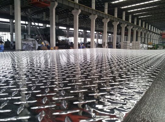 Bright Aluminum Diamond Plate / Mirror Finish Checker Anti Skid Plate