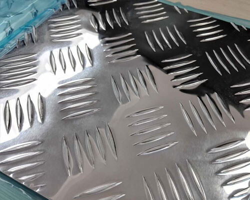3003 H24 Aluminum Diamond Plate Sheets For Trailer Decking 1100 H14 H24 H16 H18 3003 H24