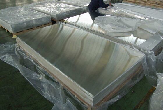 Construction Industry 3003 H14 Aluminum Sheet  Smooth Semi - Shiny Finish