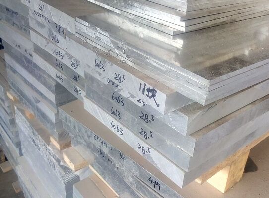 6063 T6 Aluminum Sheet Plate 28.5mm Thickness Hard Aluminium Sheet